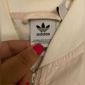 Adida off white jumpsuit
